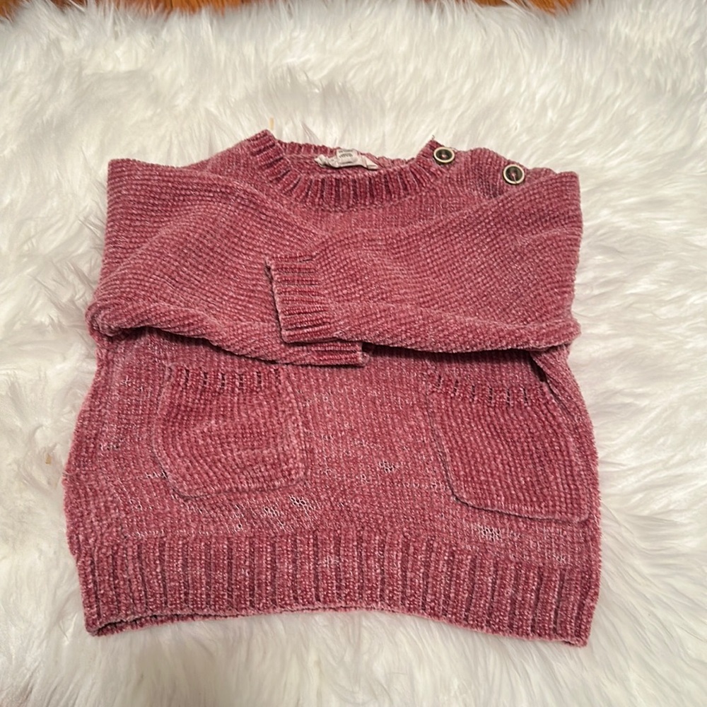 Pink Girls Sweater